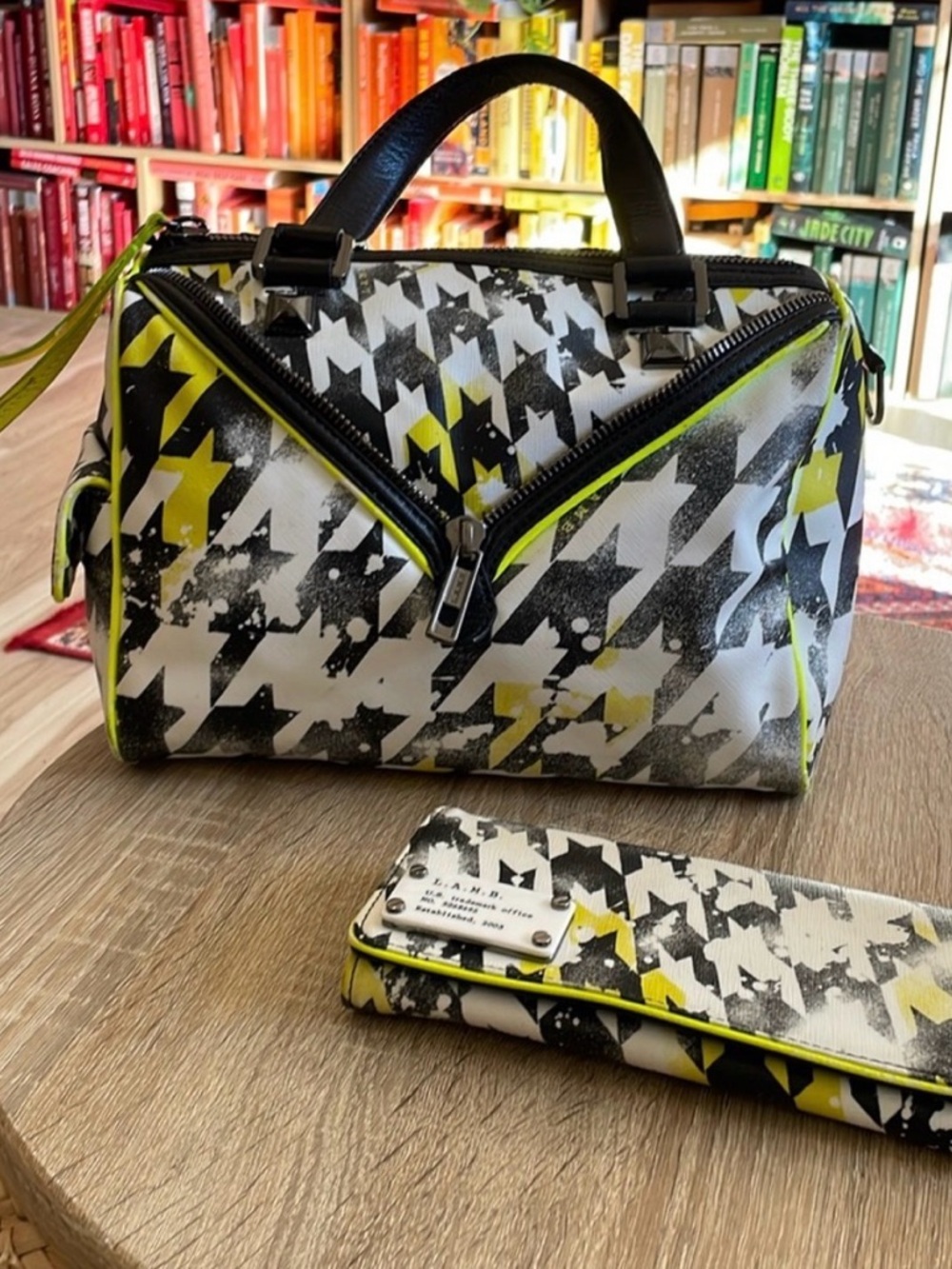 L.A.M.B. Neon Purse